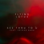 Flying Lotus : Until The Quiet Comes. Cover CD single, pochette de l'album CD single. See Thru To U feat. Erykah Badu.