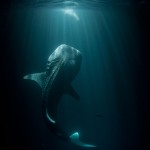 Requin baleine en Afrique du sud. Thomas P Peschak : Midnight feast.