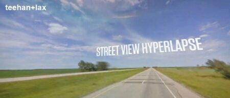 Vidéo hyperlapse google street view Teehan+Lax