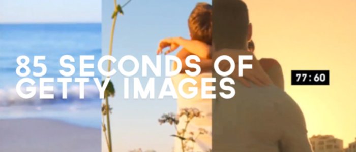 85 seconds : pub vidéos getty images