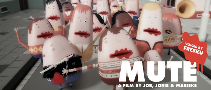 Mute, le court métrage d'animation. Un monde sans bouches.