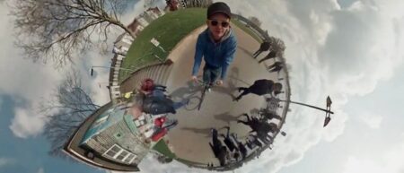 timelapse panoramique sphérique filmé par 6 caméras GoPro à 360°