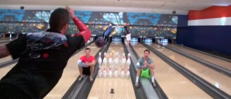 bowling trisk shots : Jason Belmonte + Dude Perfect