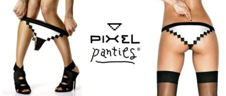 pixel panties : culotte sexy pour geekette en 8 bit