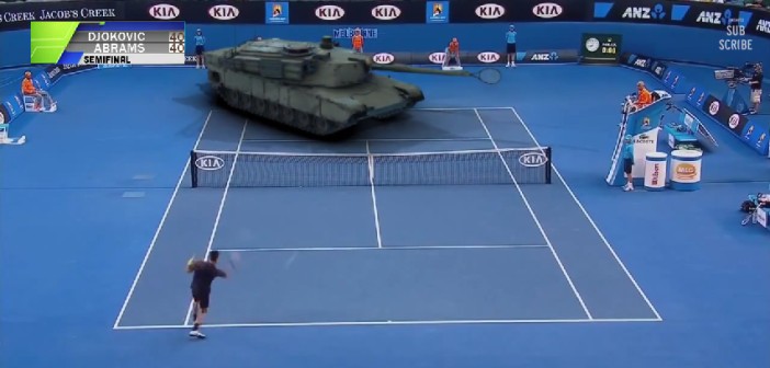 Djokovic vs tank Abrams