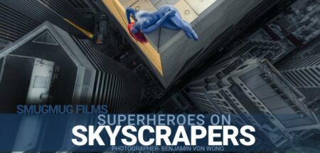 Superheroes on Skyscrapers par Benjamin Von Wong