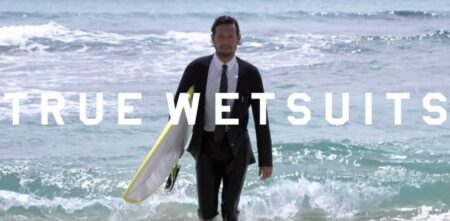 Quiksilver invente le costard waterproof pour surfeur true wetsuits : le costard, costume, smoking de surf par quiksilver