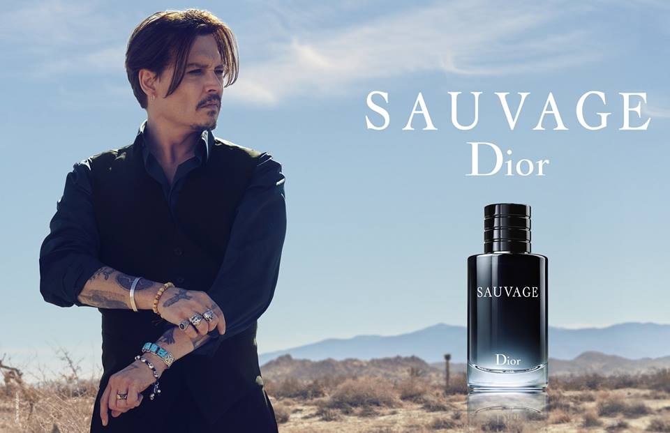 johnny depp sauvage parfum dior