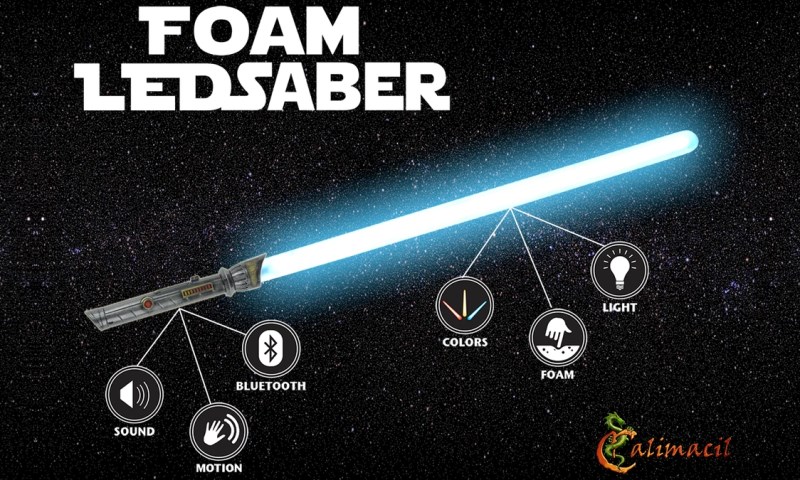 Le sabre laser bluetooth Calimacil Foam LEDsaber