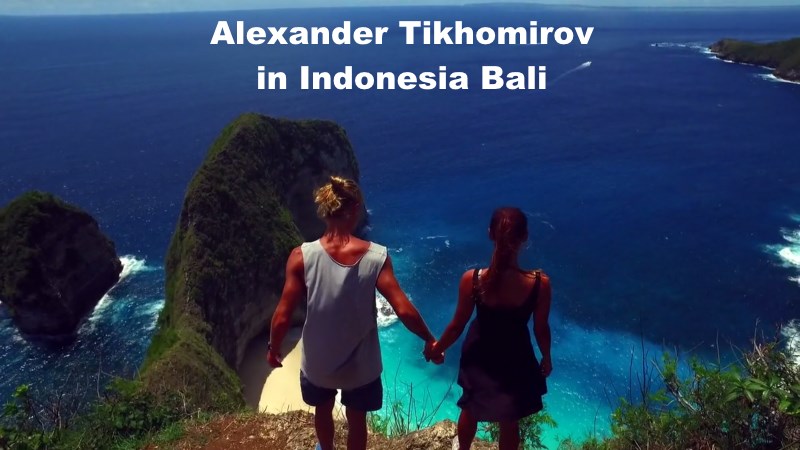 Alexander Tikhomirov in Indonesia. Bali