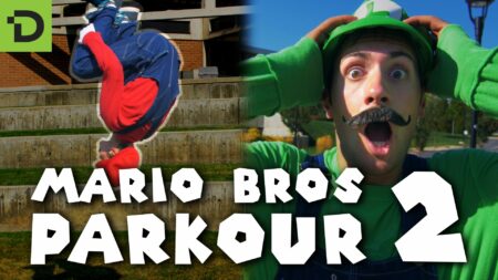 Super Mario Brothers Parkour 2 [In Real Life] - Dark Pixel