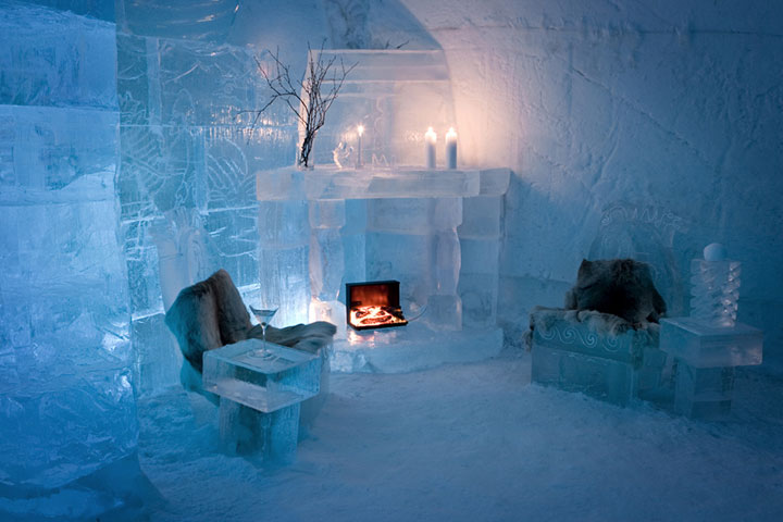 L’hôtel de glace de Sorrisniva, Norvège