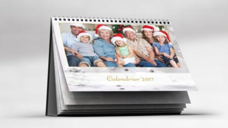 Idée cadeau de Noël original : calendrier photo personnalisé 2017