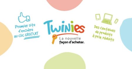 Twinies : site d'enchères au clic gratuit