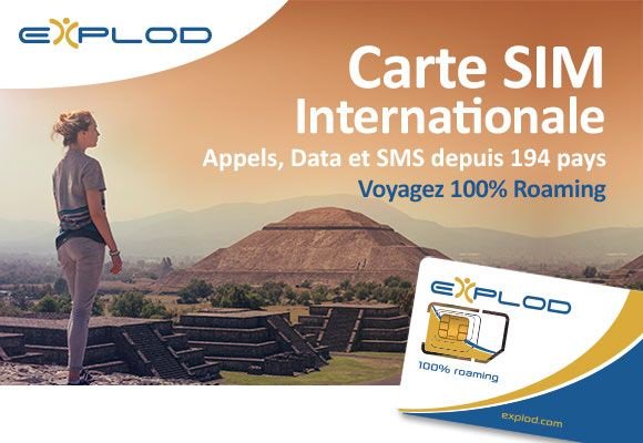 explod : carte SIM internationale roaming