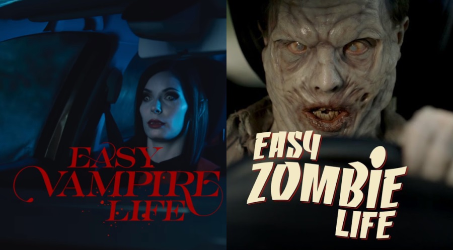 La pub halloween Renault avec des vampires et un zombie