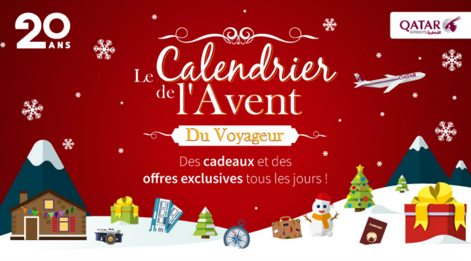 calendrier de l'avent du voyageur
