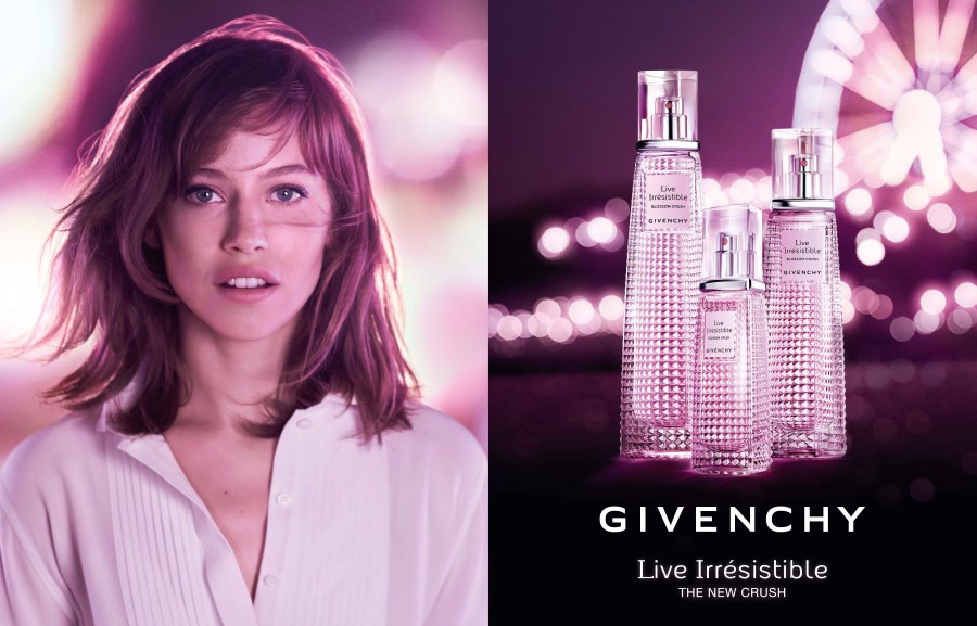pub 2018 du parfum Givenchy Live Irresistible Blossom Crush