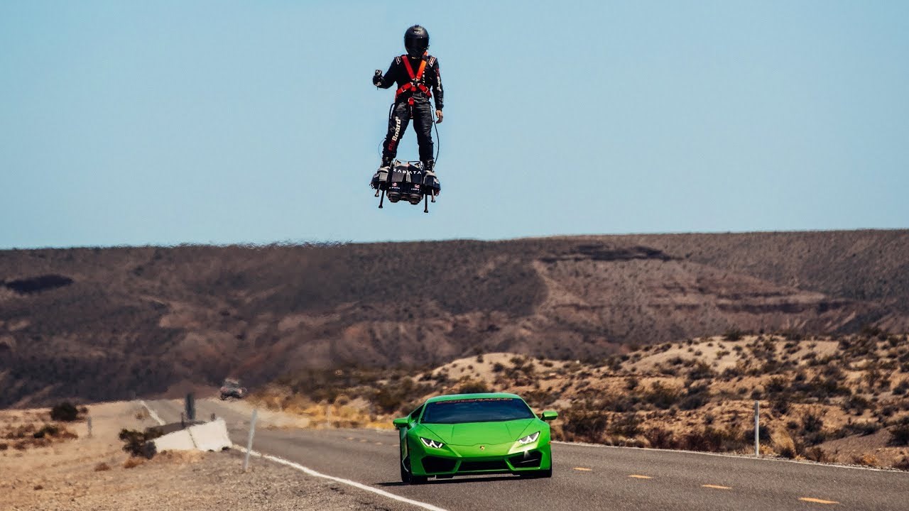 Flyboard Air vs Lamborghini