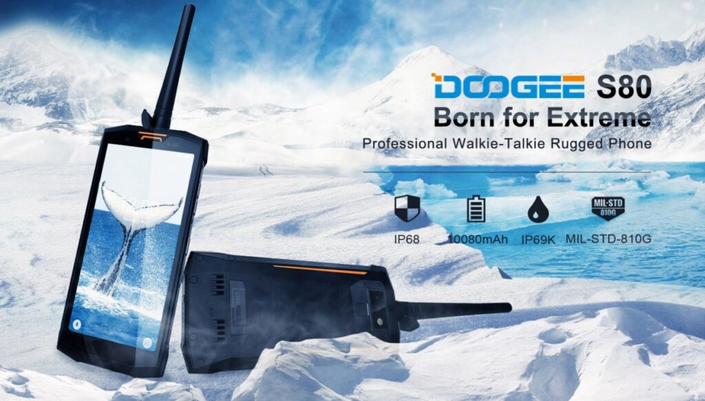 Doogee S80, le smartphone talkie-walkie de l'extrême