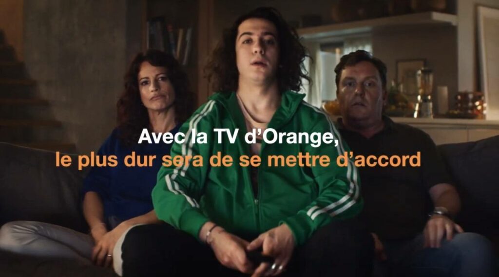 content battle : la pub TV d'Orange 2019