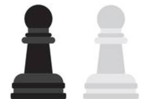 pièces du jeu d'échecs : pions