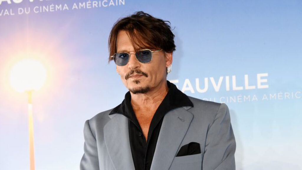 L'acteur Johnny Depp au Festival du cinéma américain de Deauville