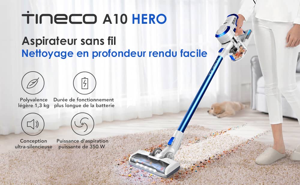 Tineco A10 Hero Cordless Stick Vacuum Cleaner