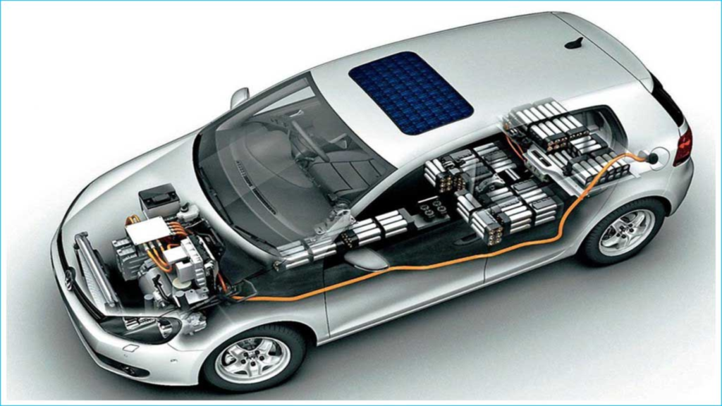 Véhicule électrique 3D en image