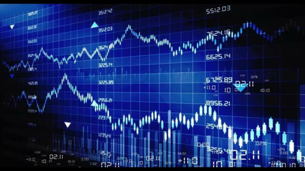 Graphique des marchés boursiers en image