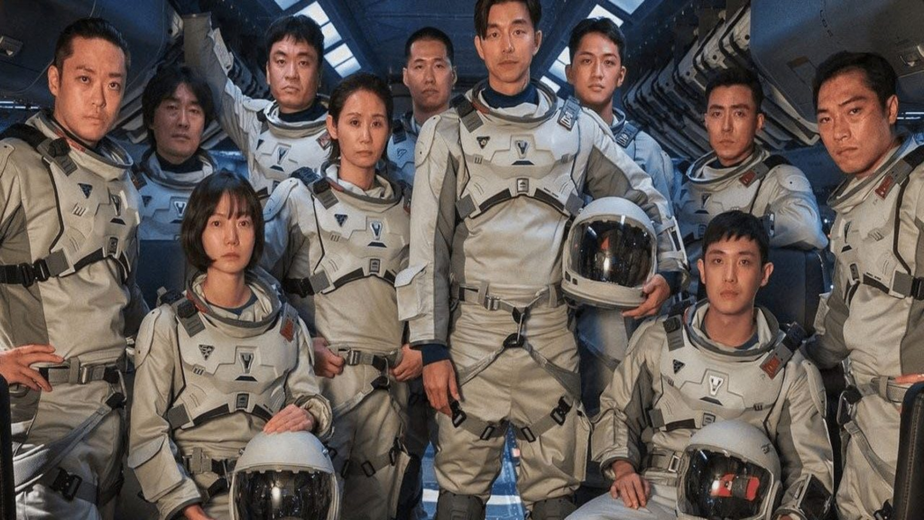 L'équipe d'astronautes de la série Silent Sea en image