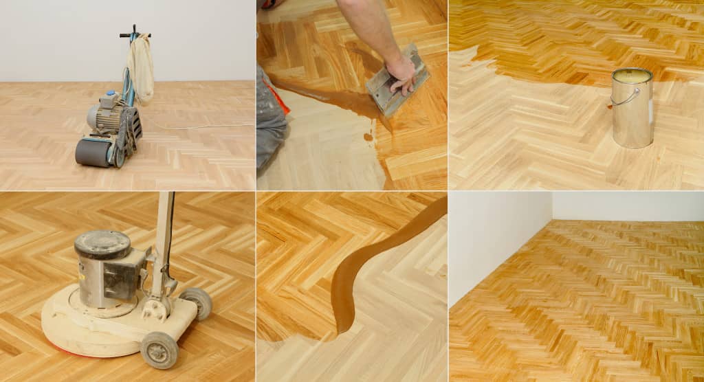 étapes de la vitrification du parquet