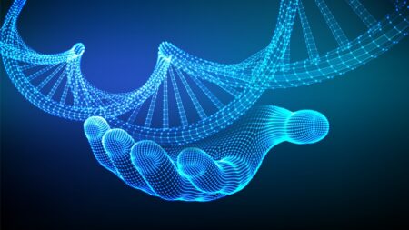 Illustration de la technologie basée sur l'ADN