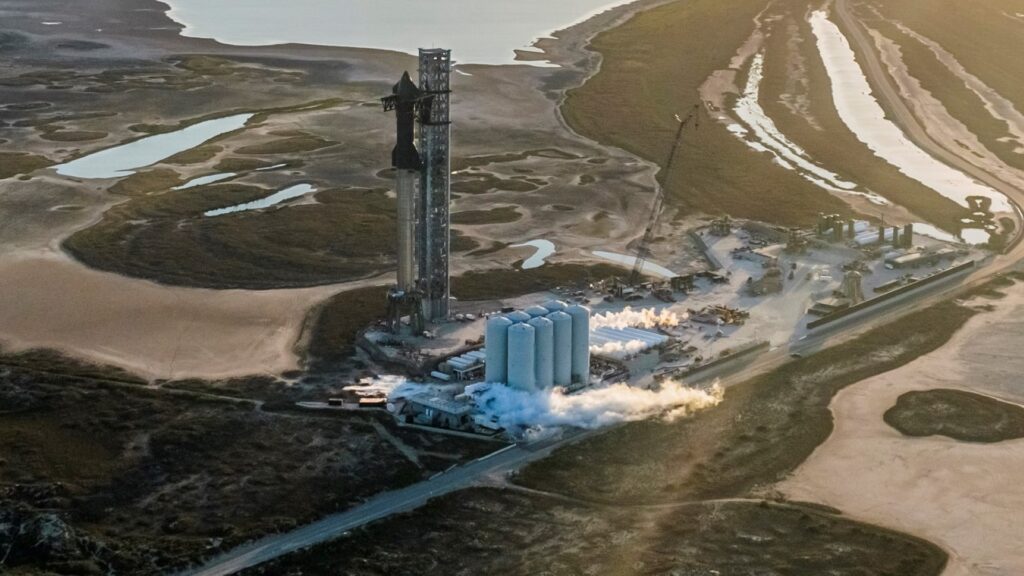 Starbase, la base dans laquelle SpaceX construit le vaisseau spatial Starship.