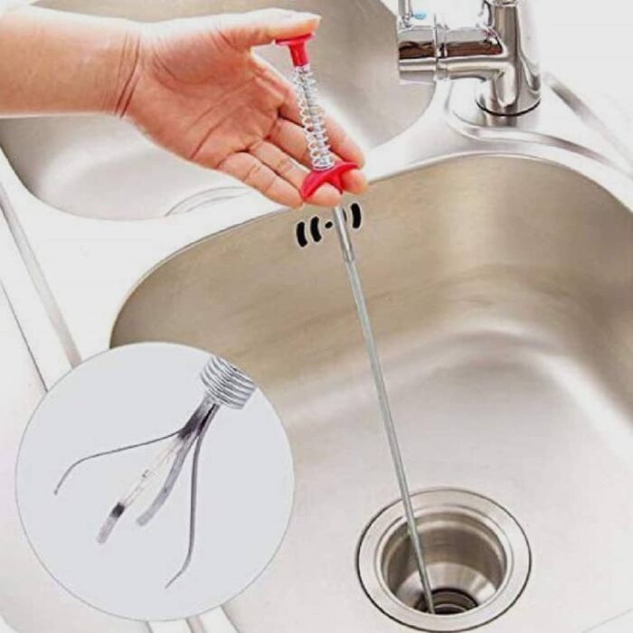 déboucher un évier ou un lavabo avec un furet de plomberie
