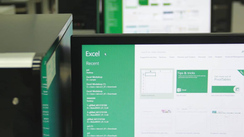 formation excel