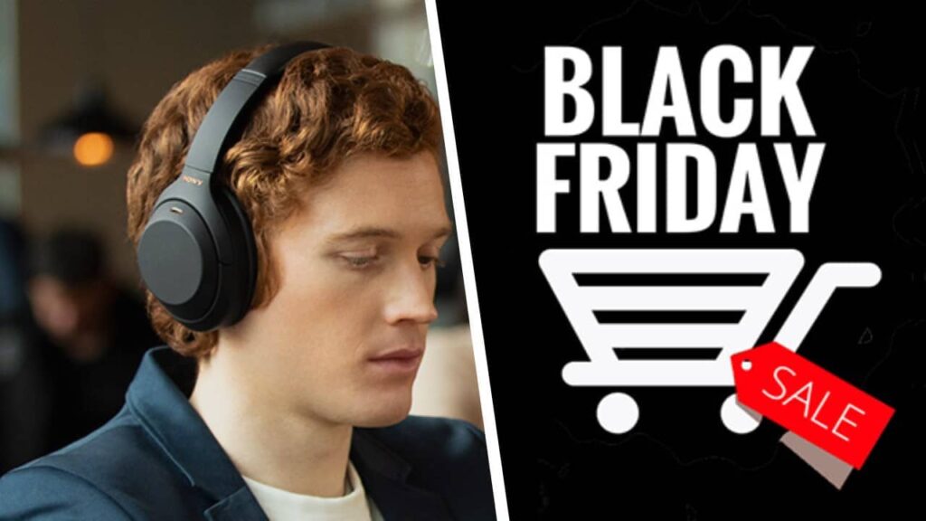 Sony WH1000XM4 Black Friday promo: noise-canceling bluetooth headphones