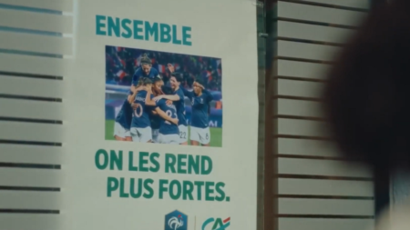 pub crédit agricole partenaire équipe de France féminine de foot