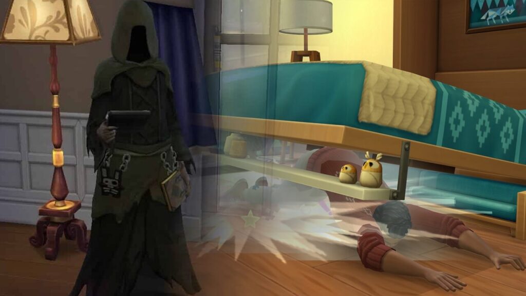 Comment la mort est représentée dans The Sims