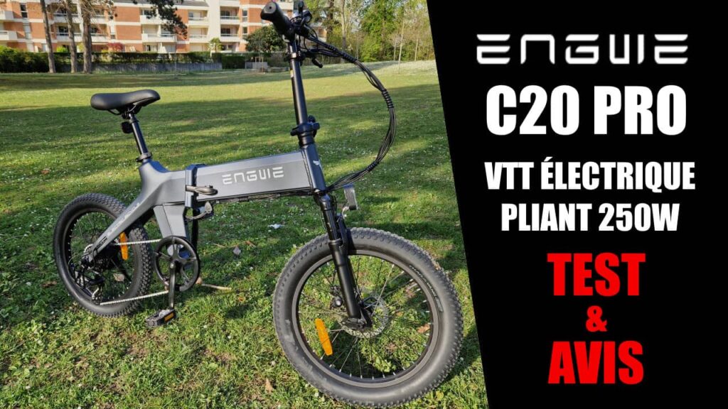 Vélo électrique Engwe C20 Pro : test et avis du e-bike pliant stylé !