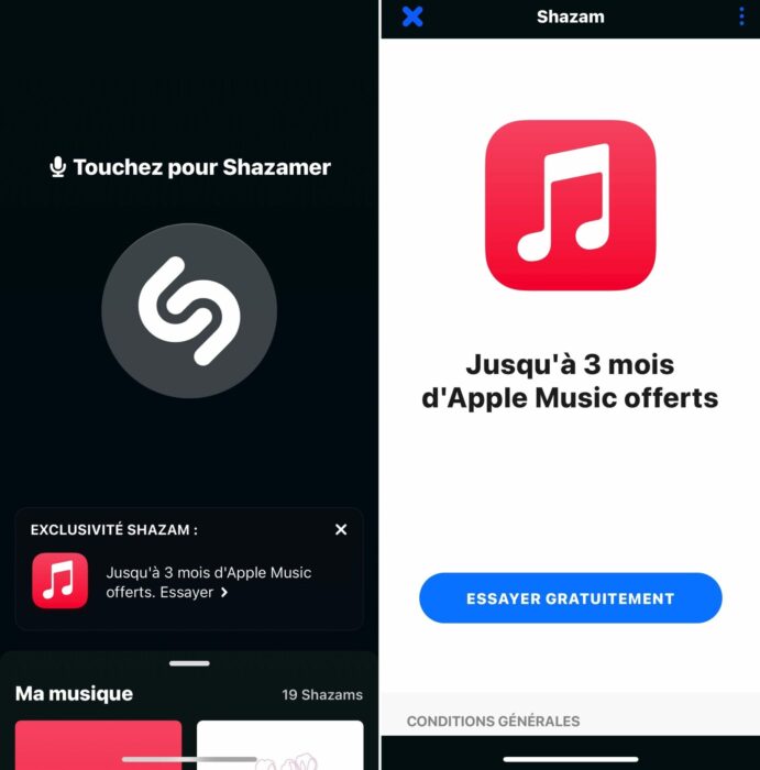 Comment profiter d'Apple Music gratuitement grâce à Shazam ?
