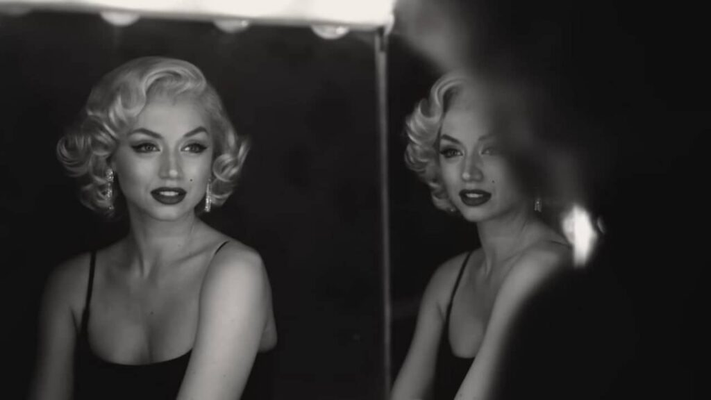 L'actrice Ana de Armas joue le rôle de Marilyn Monroe dans le film blonde sur Netflix