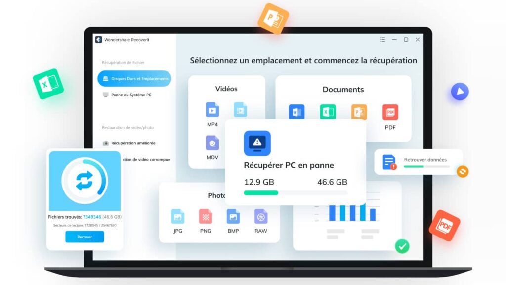 wondershare recoverit fonctionnement