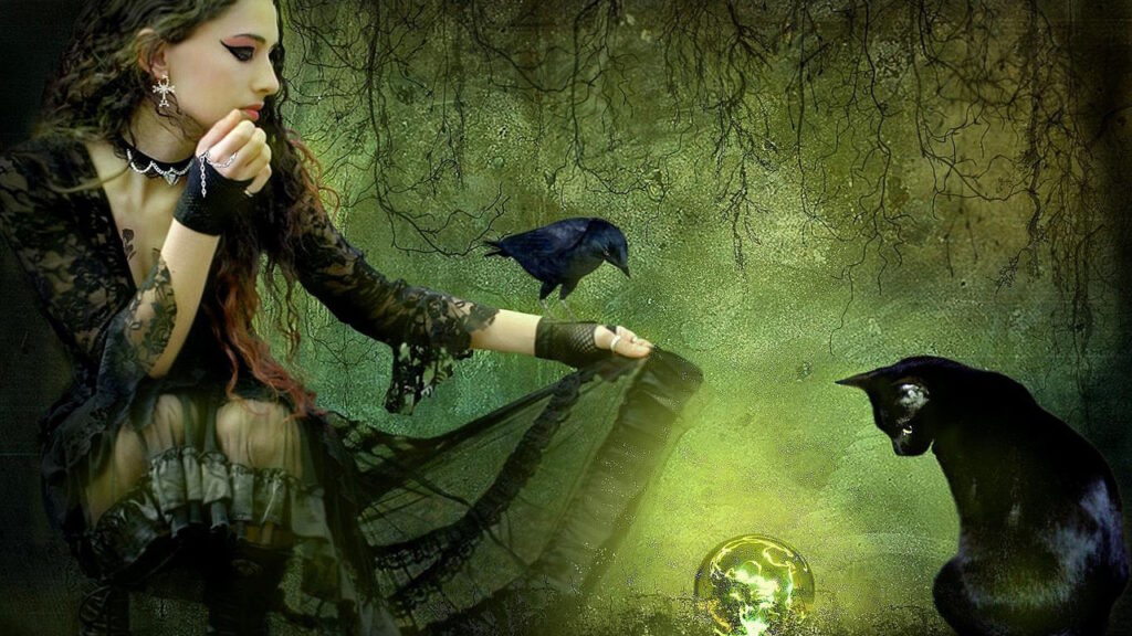 les corbeaux et la sorcellerie