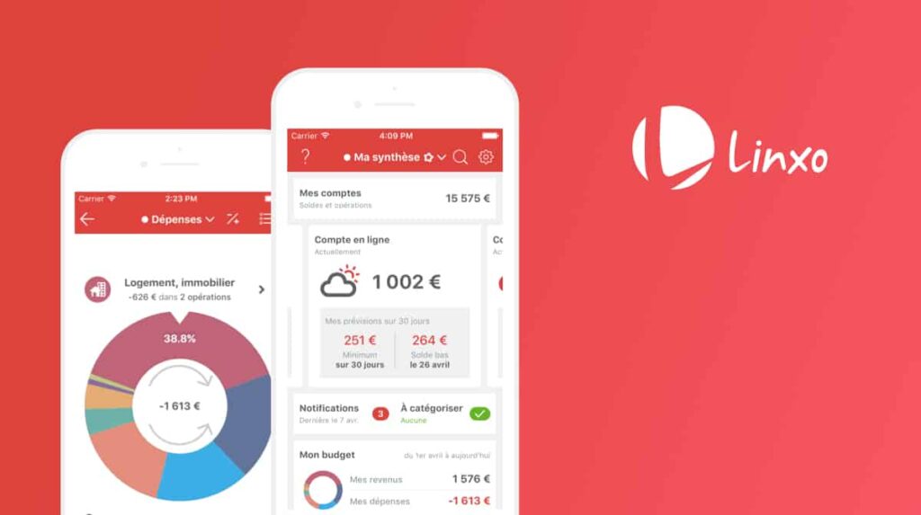Linxo est une appli mobile de gestion des finances personnelles