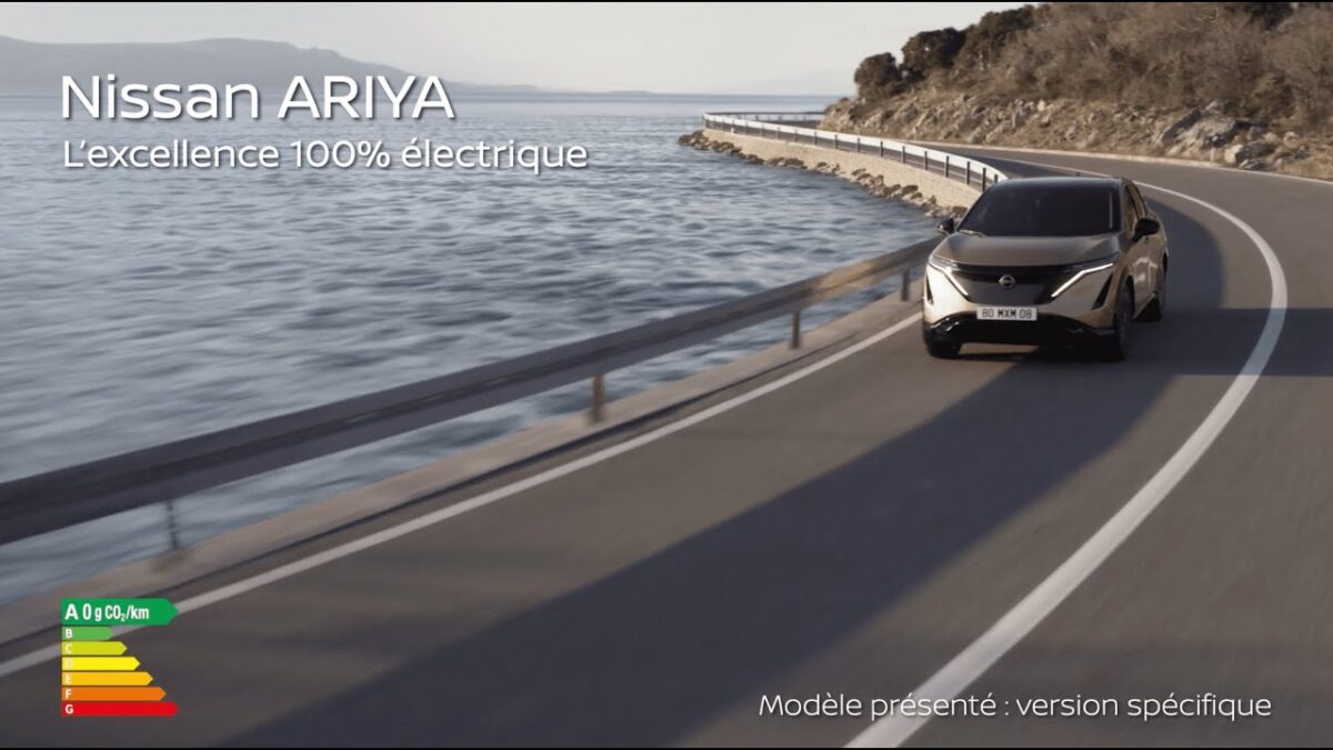 Musique de la pub Nissan Ariya avec transmission e-4ORCE