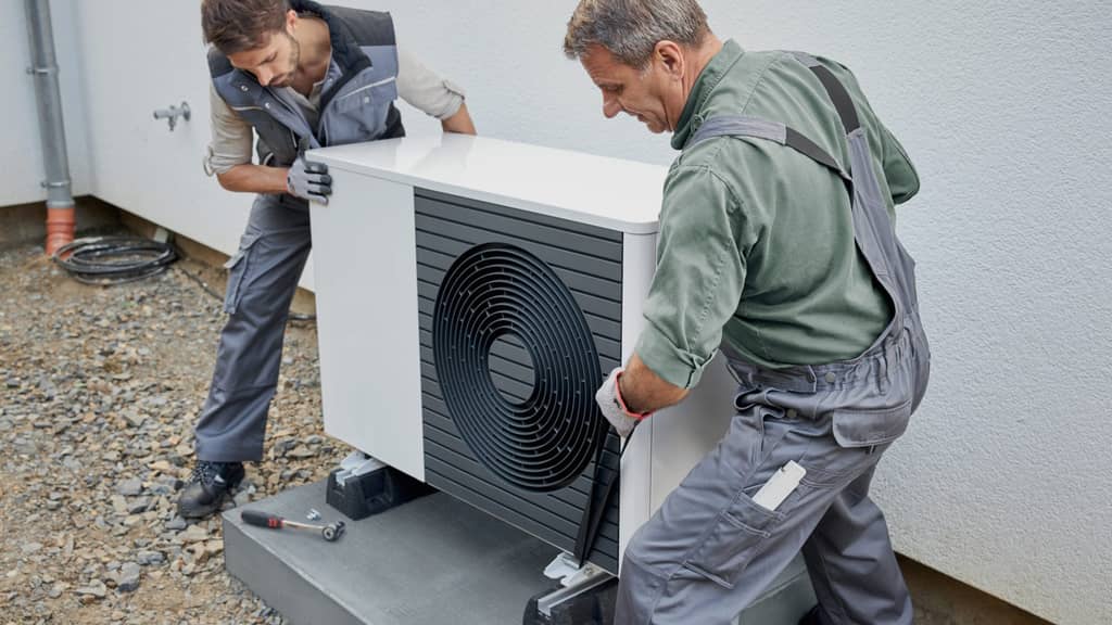 installation d'une pompe à chaleur