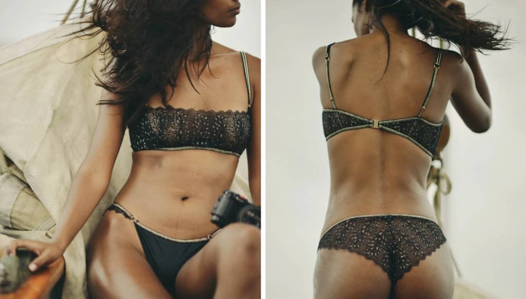 Soutien gorge bandeau à bretelles : modèle Catherine par Lingerie La Nouvelle