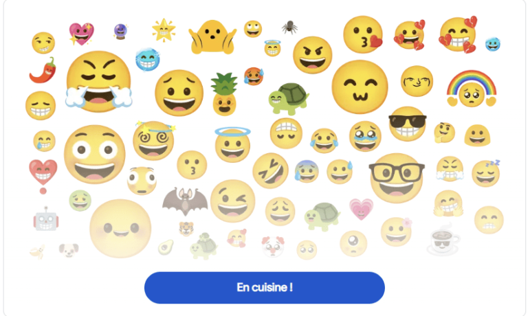Avec Google, fusionner deux émojis pour créer un émoji original