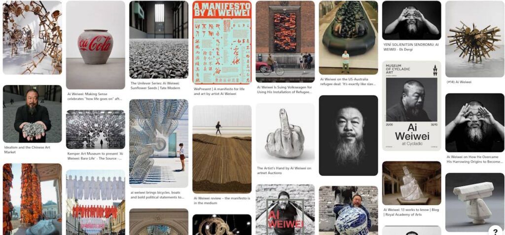 Ai Weiwei moodboard